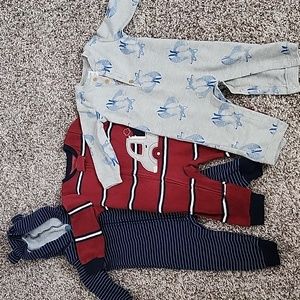 3 Pcs. Carters 12 Month Baby Boy Clothes Bundle